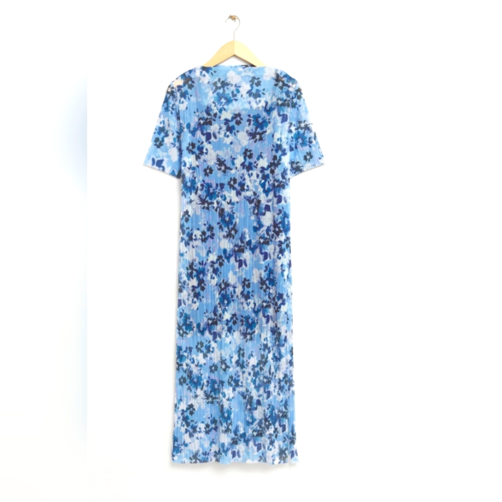 & Other Stories Floral Midi Slip Dress